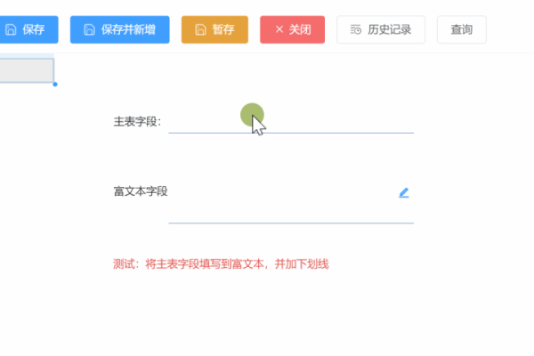 字段类型-富文本应用实例效果-习听风雨丨专注WorkFine开发