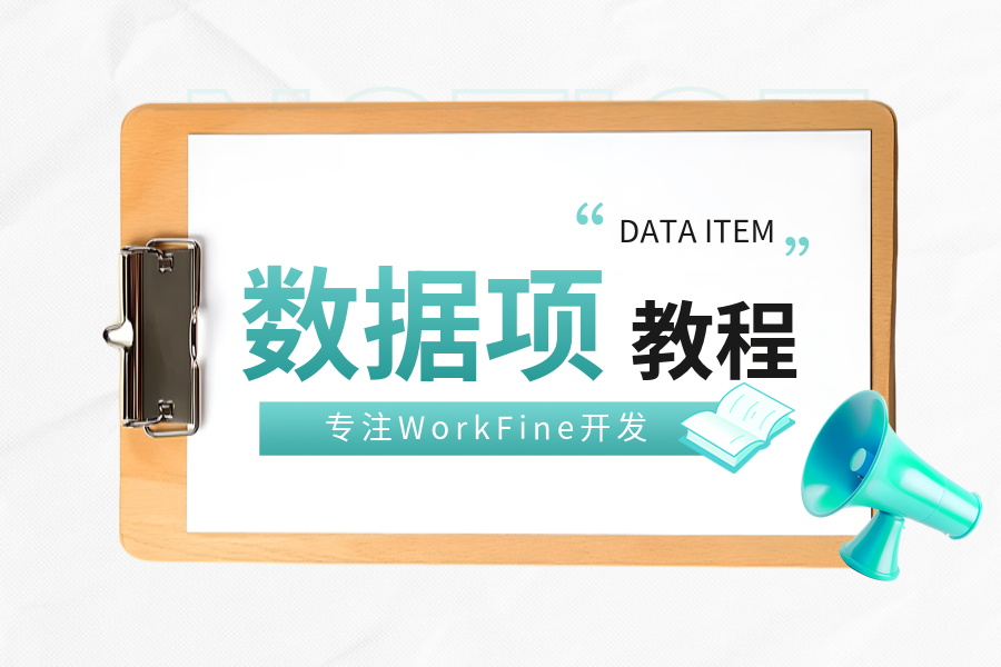 模板设计-数据项(文档视频教程📺)-习听风雨丨专注WorkFine开发