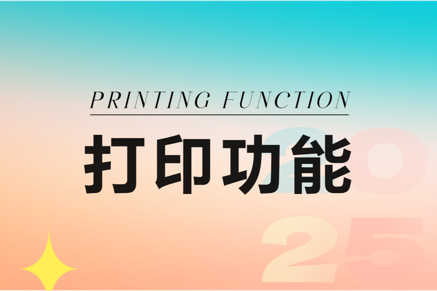 📺打印功能-普通打印帮助教程-习听风雨丨专注WorkFine开发