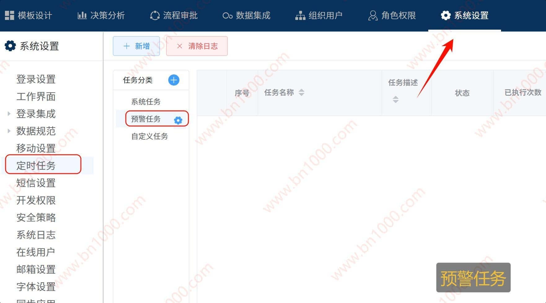 预警设置不见了呢？-本牛千智丨专注WorkFine开发