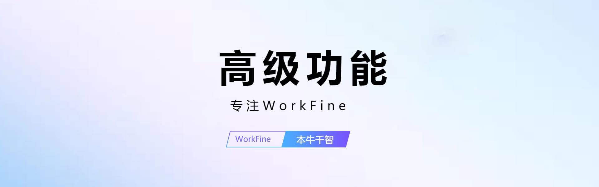 专题  高级功能-本牛千智丨专注WorkFine开发