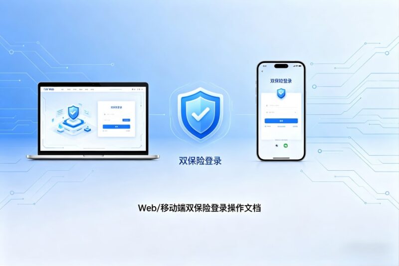 新功能丨Web/移动端双保险登录操作文档-本牛千智丨专注WorkFine开发